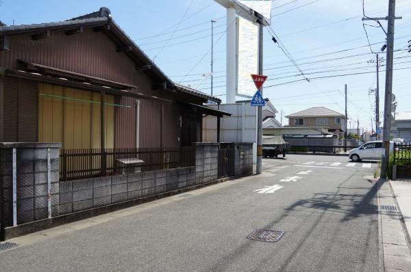 豊橋市下地町字瀬上の前面道路含む現地写真画像