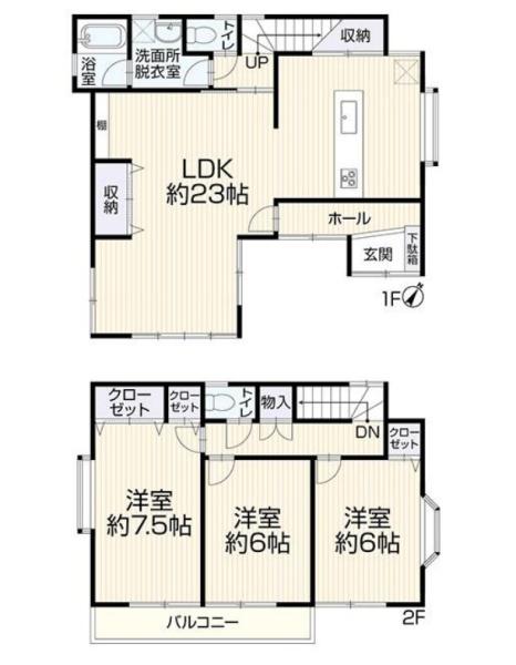 豊川市篠束町西宮の間取り画像