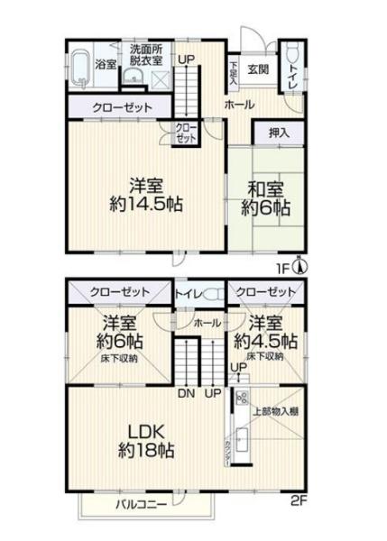 豊川市長沢町大覚の間取り画像