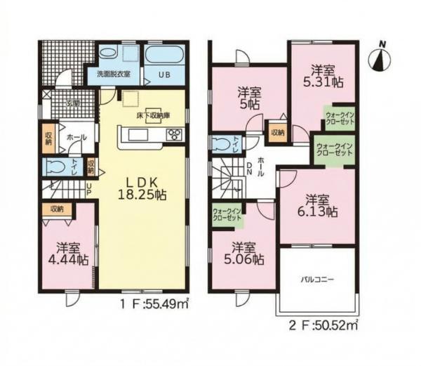 豊川幸町第2期　3号棟の間取り画像