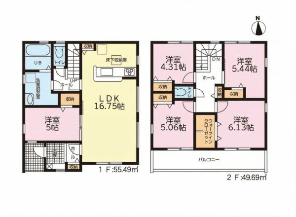 豊橋市曙町字松並 3号棟の間取り画像