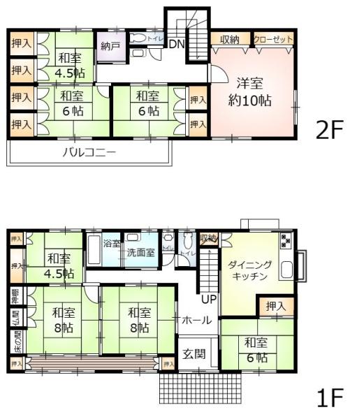 豊橋市下地町字宮前の間取り画像