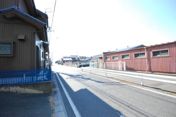 豊橋市下地町字宮前の前面道路含む現地写真画像