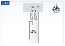 豊橋市中岩田3丁目59期　1号棟の区画図画像