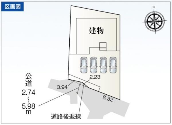 豊橋市大崎町59期 全1棟の区画図画像