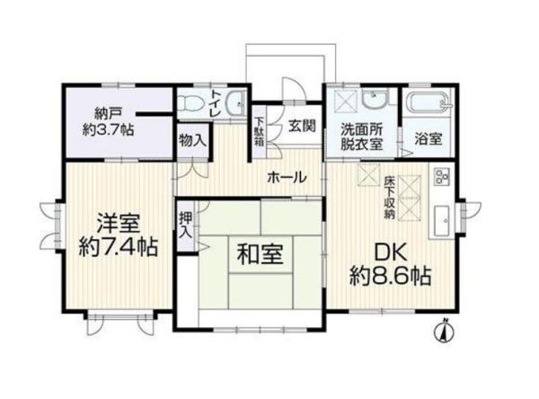 豊橋市大岩町北山の間取り画像