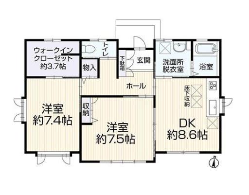 豊橋市大岩町北山の間取り画像