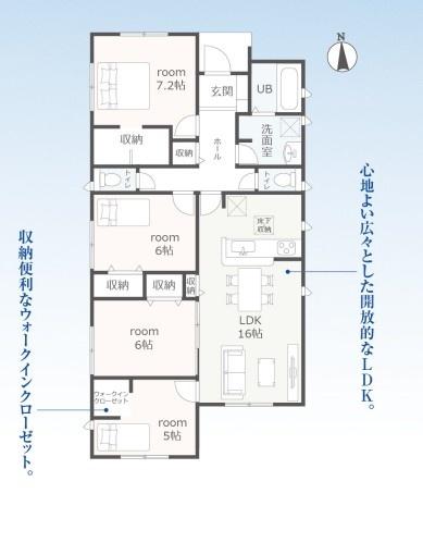 豊川第78三上町　3号棟の間取り画像