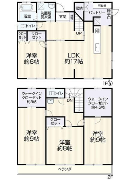豊橋市大岩町北山の間取り画像