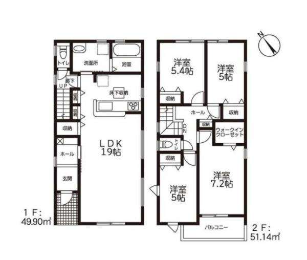 豊橋市住吉町59期 1号棟の間取り画像