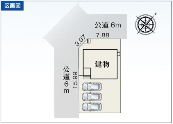 豊川市赤坂町第2期　全1棟の区画図画像