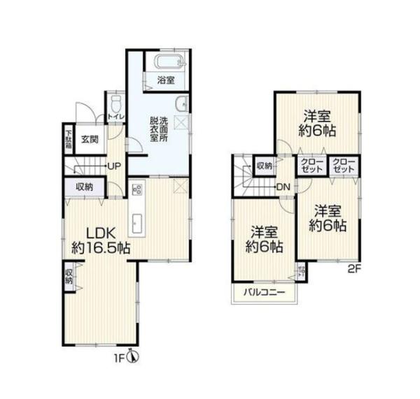 豊橋市牧野町の間取り画像