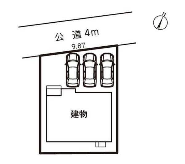 豊川市伊奈町南山新田第2期 全1棟の区画図画像