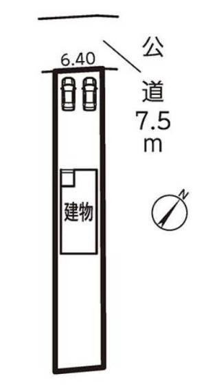 豊川市中条町第1期 1号棟の区画図画像