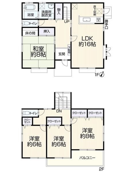 豊橋市若松町豊美の間取り画像