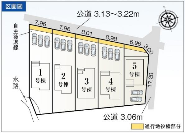 豊橋第28高師本郷町 3号棟の全体区画図画像