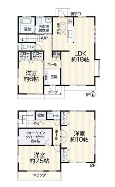 豊橋市野寄町古川の間取り画像