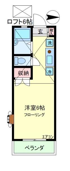 パレス富士の間取り画像
