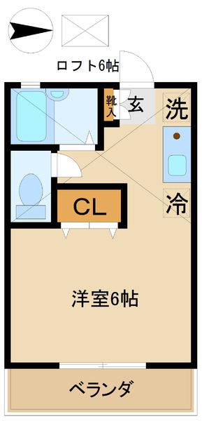 パレス富士の間取り画像