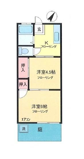 第二山口荘の間取り画像