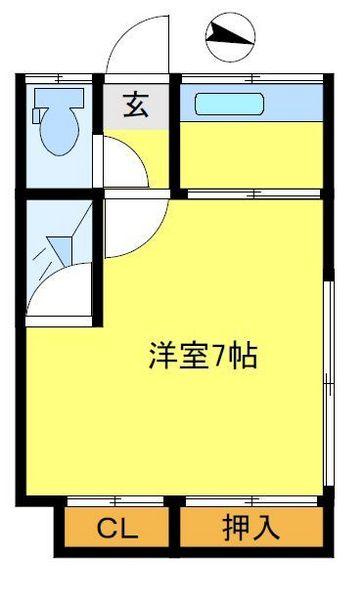 茂木ハイツの間取り画像