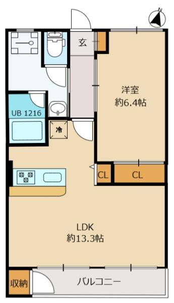 七丁目国領住宅の間取り画像
