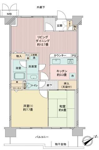 ルネ調布国領モアクレストの間取り画像