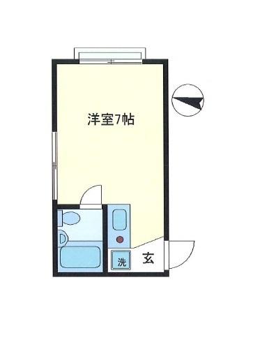 木村ハイムの間取り画像