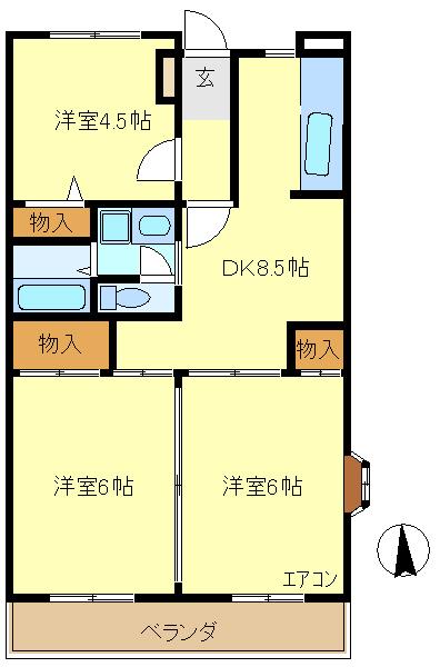 ジョイヒル仙川の間取り画像