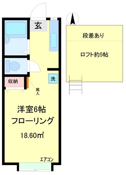 スカイパレスM3の間取り画像