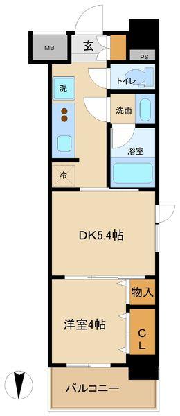 日神デュオステージ国領の間取り画像
