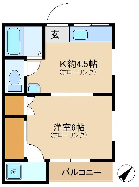 メゾンハシモトの間取り画像