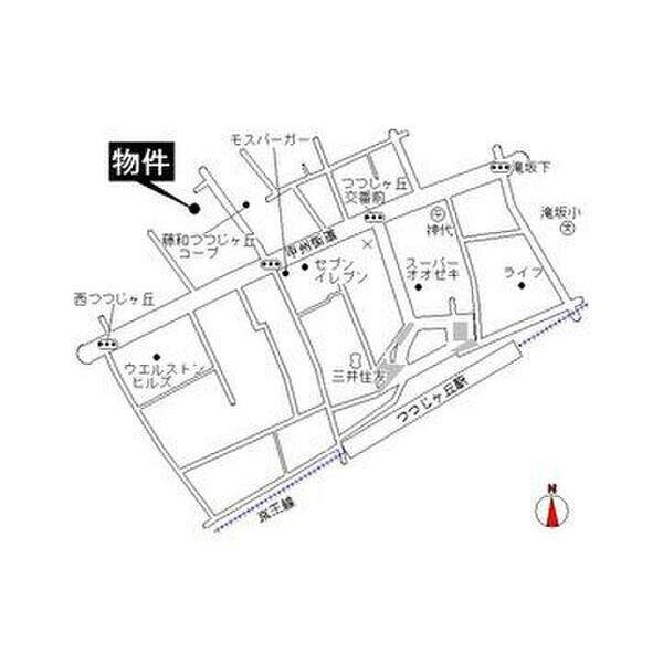 リリオン・ヴィレッジIの現地案内図画像