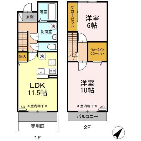 メゾンヴィグノーブルの間取り画像