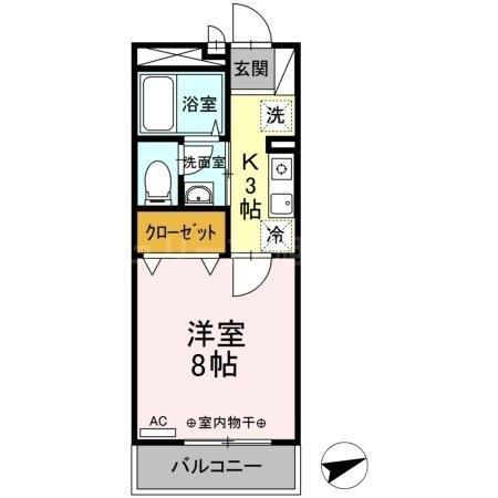 メゾンモナリエの間取り画像