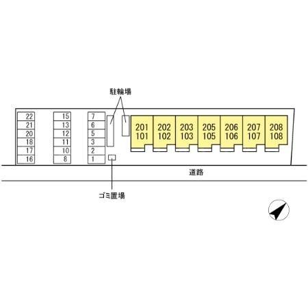 aisevillageの現地案内図画像