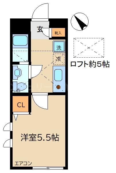 PORTELLEN（ポートエレン）の間取り画像