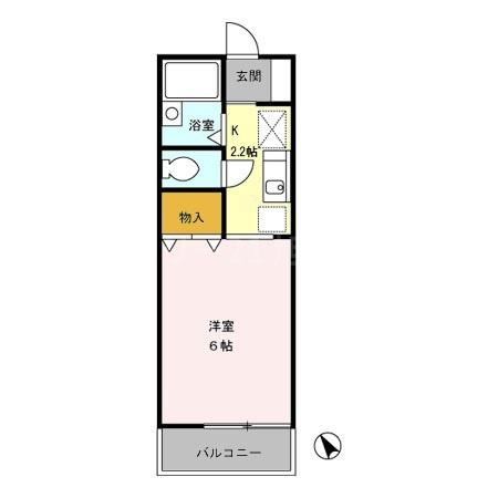 トゥインクルコート大町5番館の間取り画像