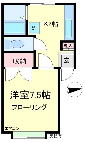 スカイパレスＭ１の間取り画像