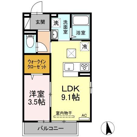 サリサ.cの間取り画像
