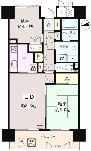 パーク・ノヴァ調布の間取り画像