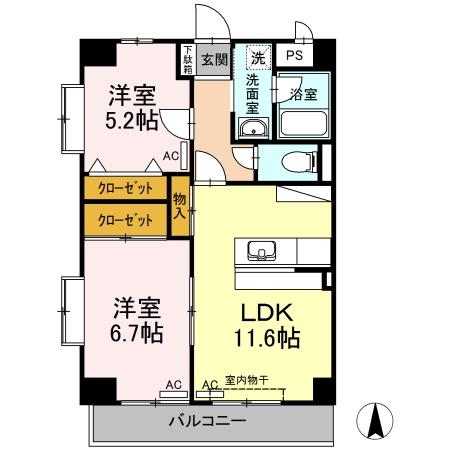 PureCrestの間取り画像