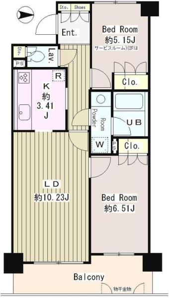 クラッサ調布の間取り画像