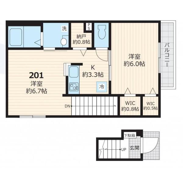 フェリシアの間取り画像