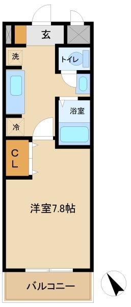 ルピナスコート柴崎の間取り画像