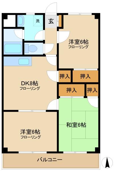 スプランドゥール国領の間取り画像