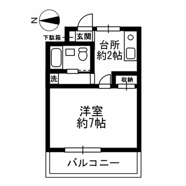 アネックス調布Ⅱの間取り画像