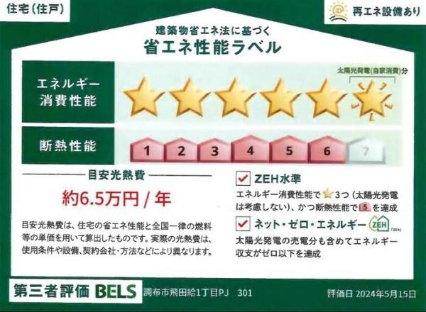 Dアセット飛田給の省エネ性能ラベル画像