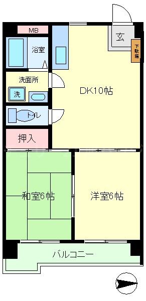 モンターニュ国領の間取り画像