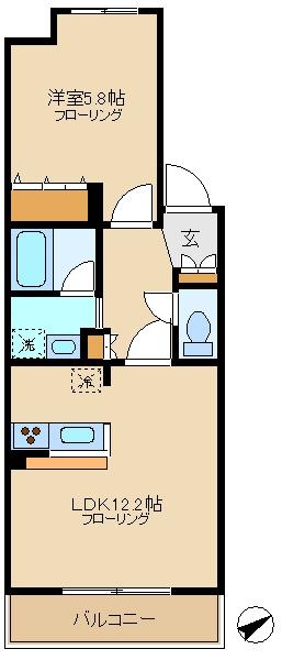 レジディア調布の間取り画像